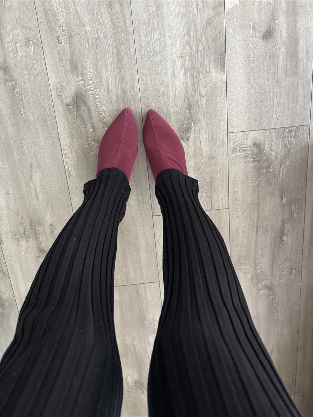 Reformation Thick Stripe Stretch pants